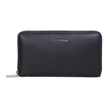 COCCINELLE Logo Lettering Zipped Wallet