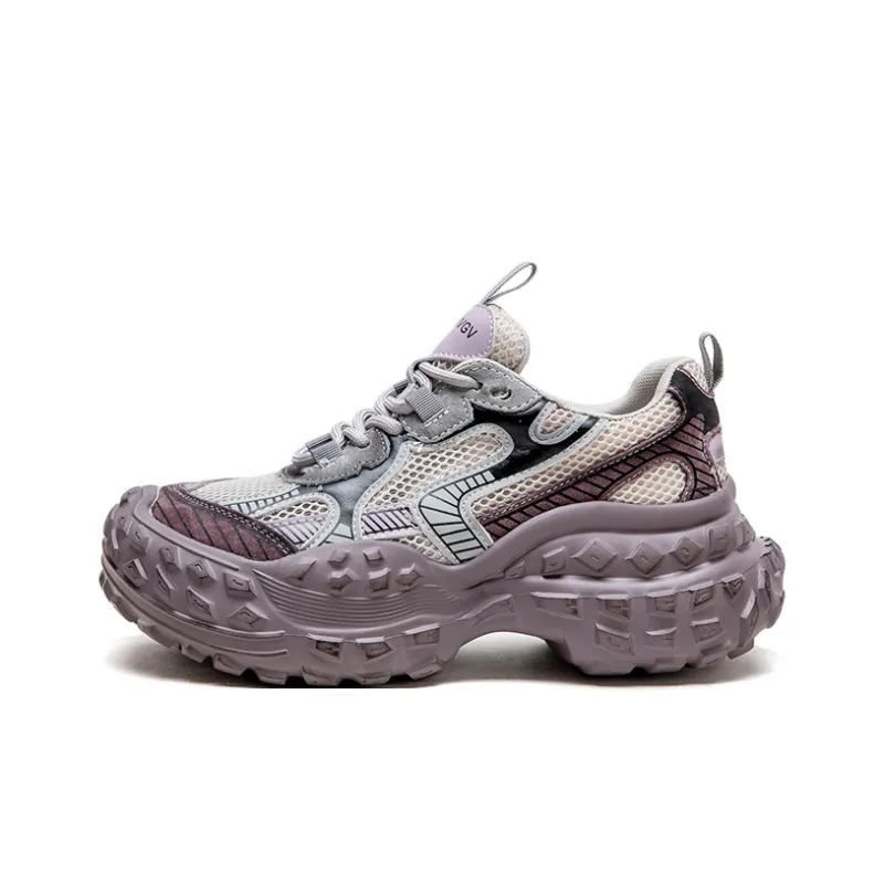 Chibang Height Increasing Low-Top Chunky Sneakers Women's-0