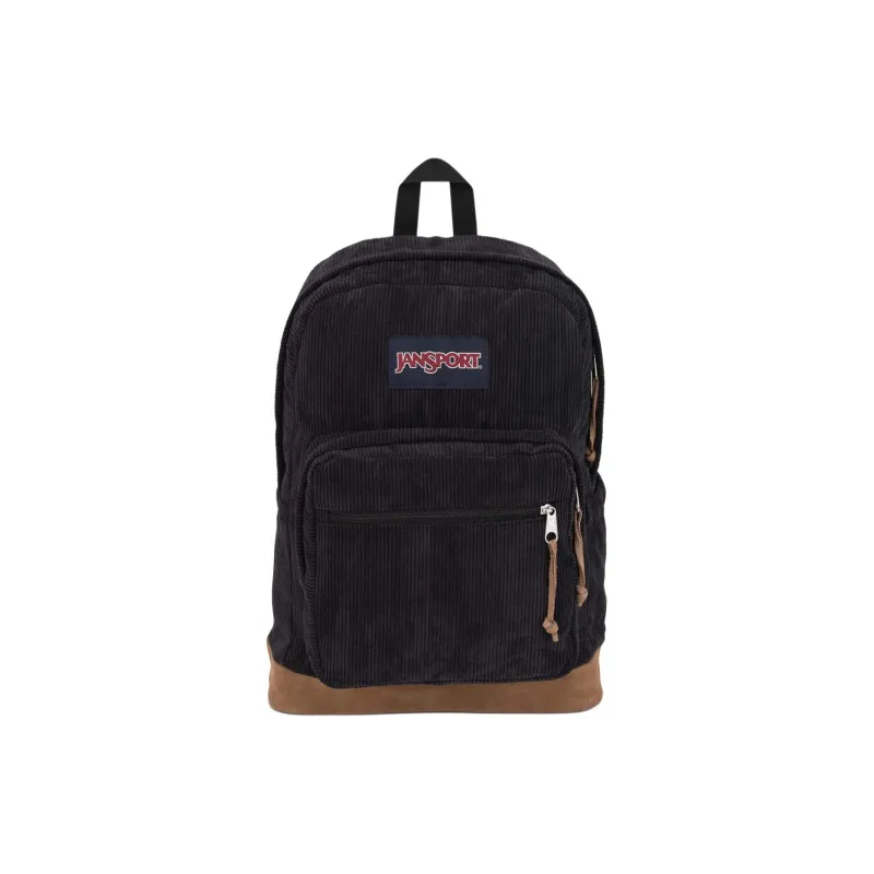 JanSport Fabric Backpack Unisex Black-0