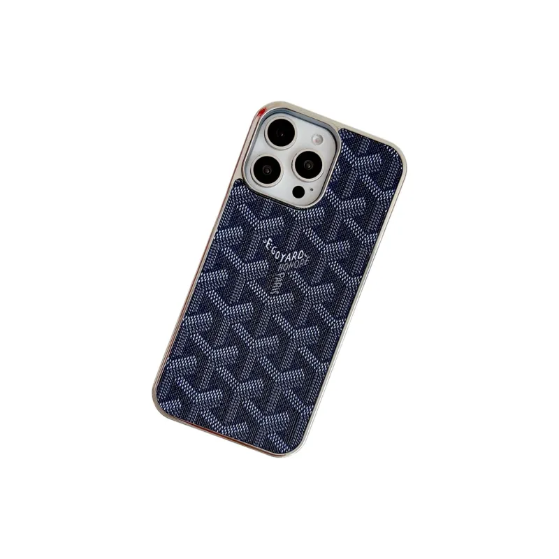 Koman TPU Material Electroplated Frame Dog's Teeth Goya Phone Cases Compatible With Apple IPhone 12/13/14/15/16/Pro/Mac-2