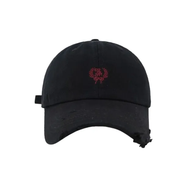FREE RABBITⅡ American Letter Embroidery Face-Slimming Baseball Caps Unisex-2