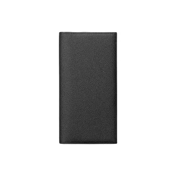HERMES MC² Fleming Epsom Calfskin Wallet Men's 89 Noir Black