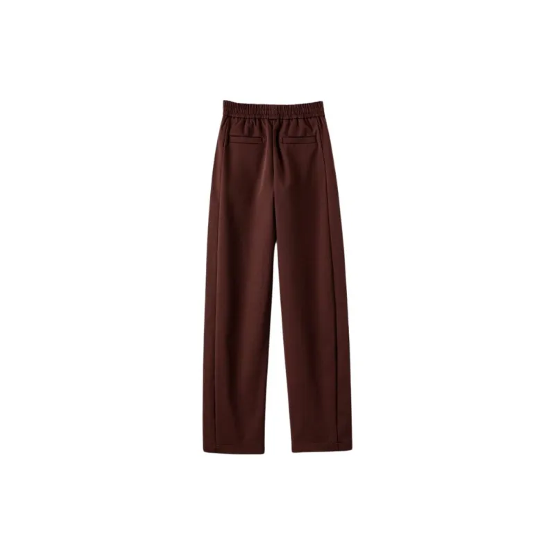 Late White Casual Pants Women's Ancora Red-3