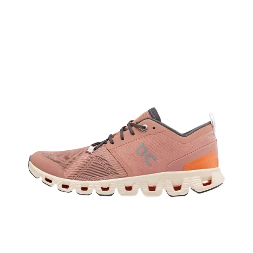 On Cloud X 3 Shift Anti Slip Wear Resistant Low Top Training Shoes Women's Pink