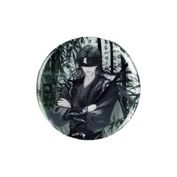 GUANGBO X The Lost Tomb 75mm Badge Bamboo Shadow Inkist, Black Eyes Blind Merch Badges