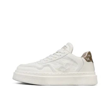 NFL New Orleans Saints Slip Resistant Low Top Skateboard Shoes Men's Beige Brown