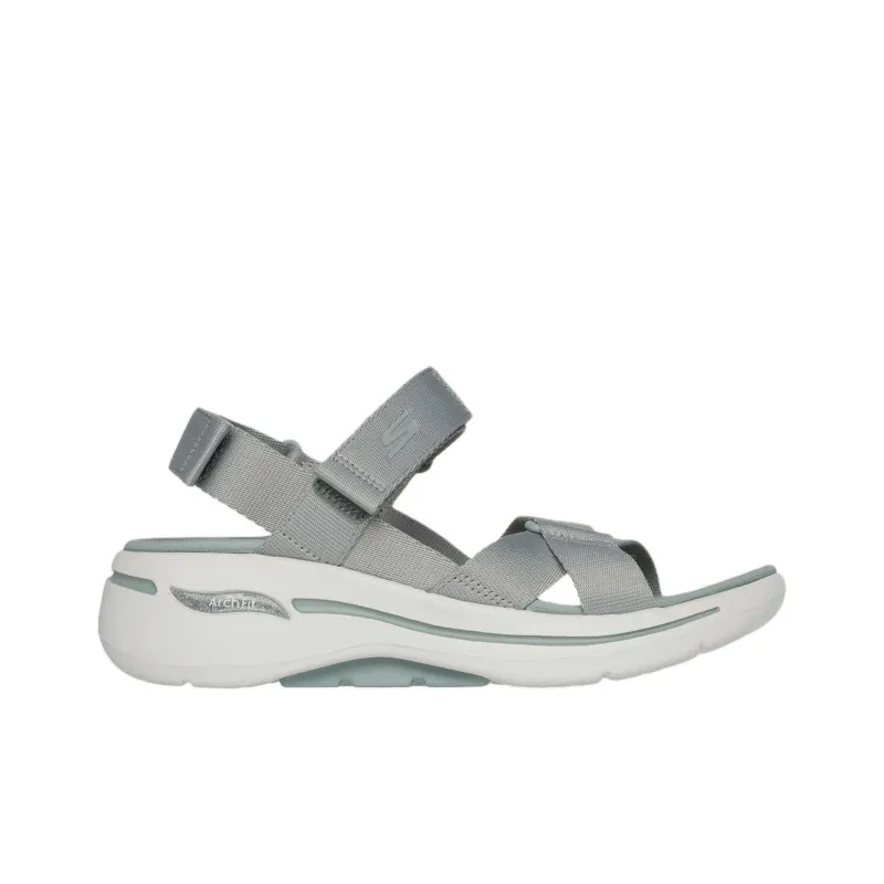 Skechers Go Walk Arch Fit Beach Sandals Women's Gray-1