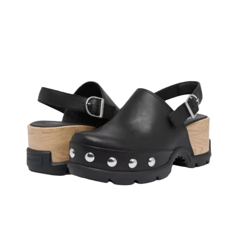 SOREL Wrap-toe Slippers Women's Black-4