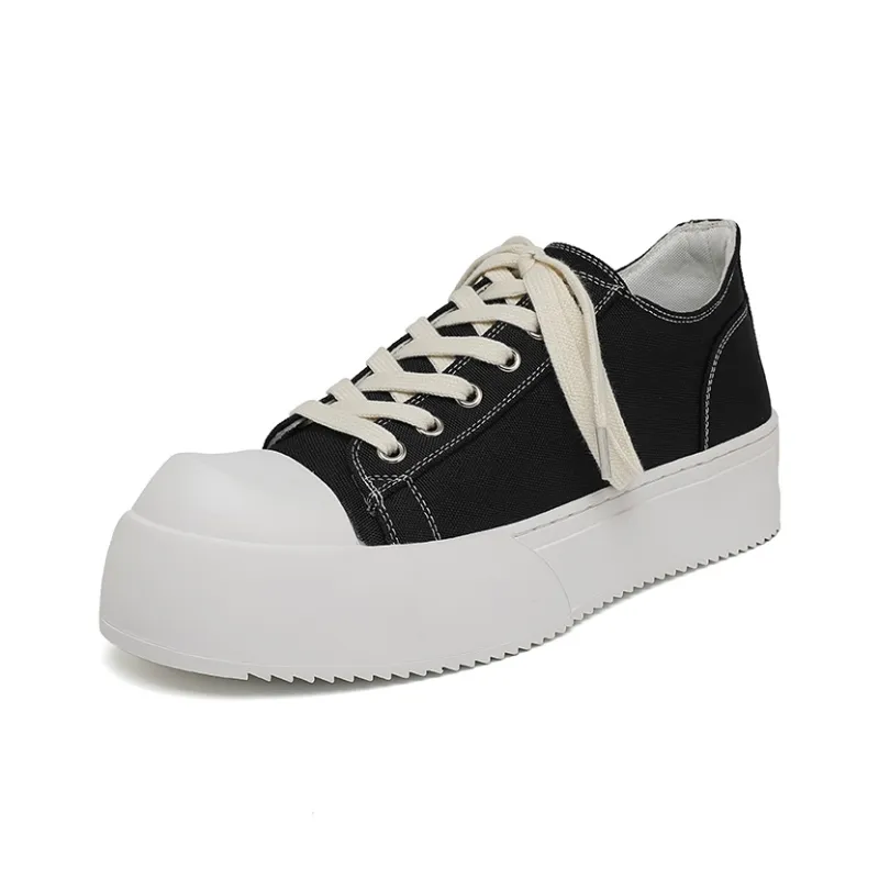 Dounkol Get Cool Height Increasing Low Top Canvas Shoes Unisex-1
