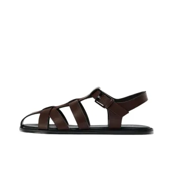 ZARA Roman Sandals 1.5cm Women's Brown