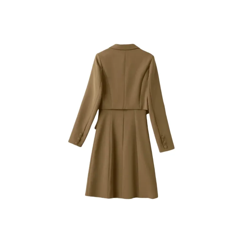 TUSHIFEI Two Piece Skirt Sets Women's-1