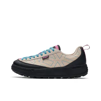 Kappa Keeper Back to Back Anti Slip Wear Resistant Low Top Skateboard Shoes Women's White Black