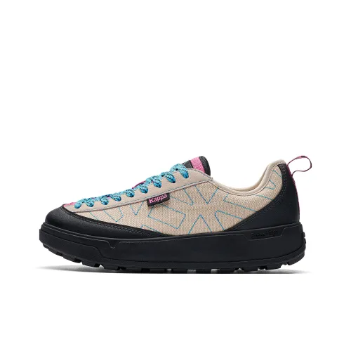 Kappa Keeper Back to Back Anti Slip Wear Resistant Low Top Skateboard Shoes Women's White Black