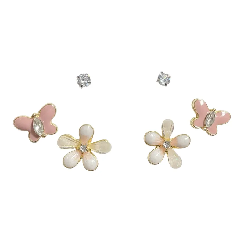 Welcome To The Treasure Alloy Stud Earrings Unisex-0