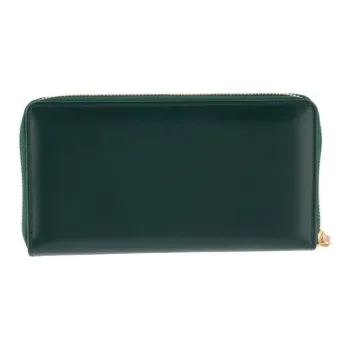ETTINGER Leather Wallet Men's Green & Yellow