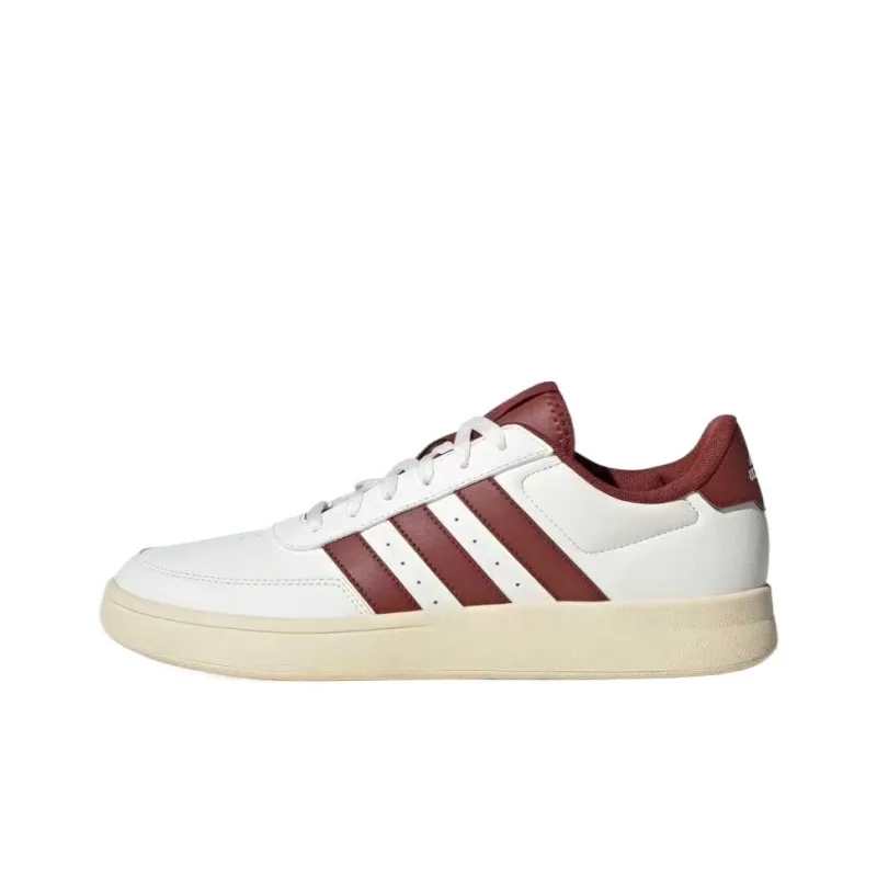 Adidas BREAKNET 2.0 Anti Slip Wear Resistant Low Top Skateboard Shoes Men's White-0