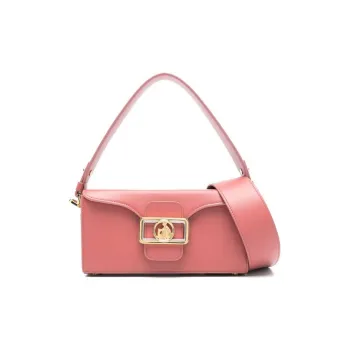 Lanvin Calfskin One Shoulder Handbags Women's Pink