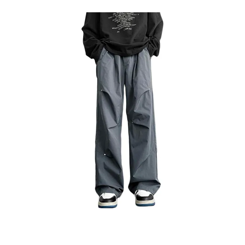 BLANC & ECLARE Lazy Street Mid Rise Comfortable Casual Pants Unisex-13