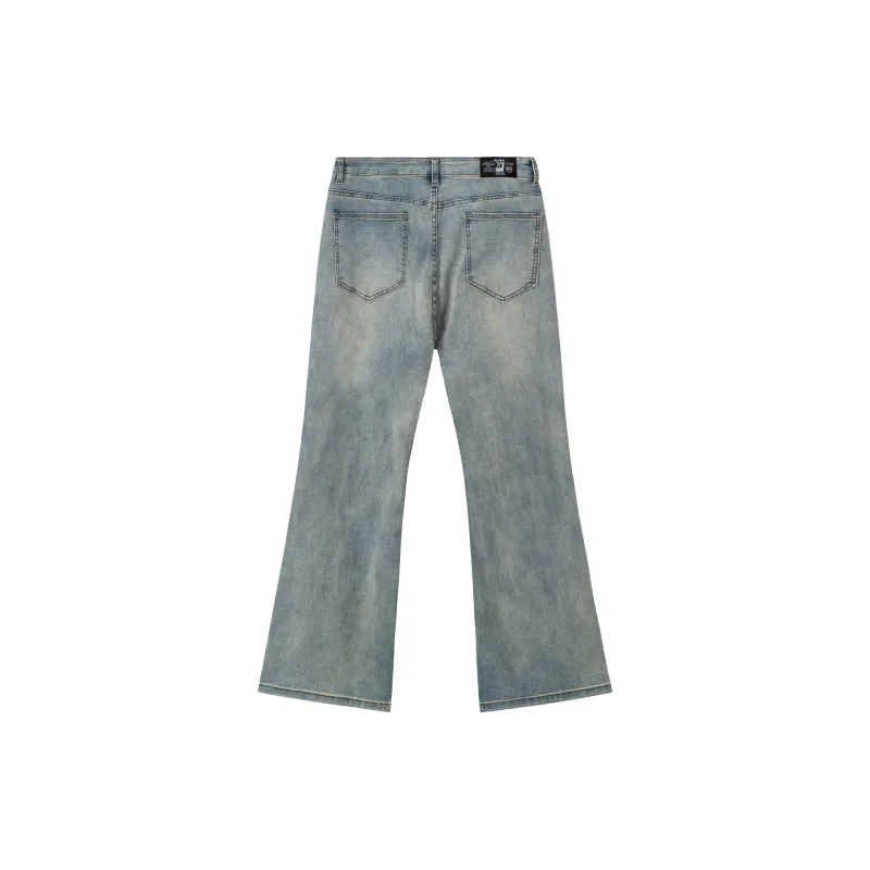 XINYINSU Y2K Color Block Jeans Unisex Blue-1