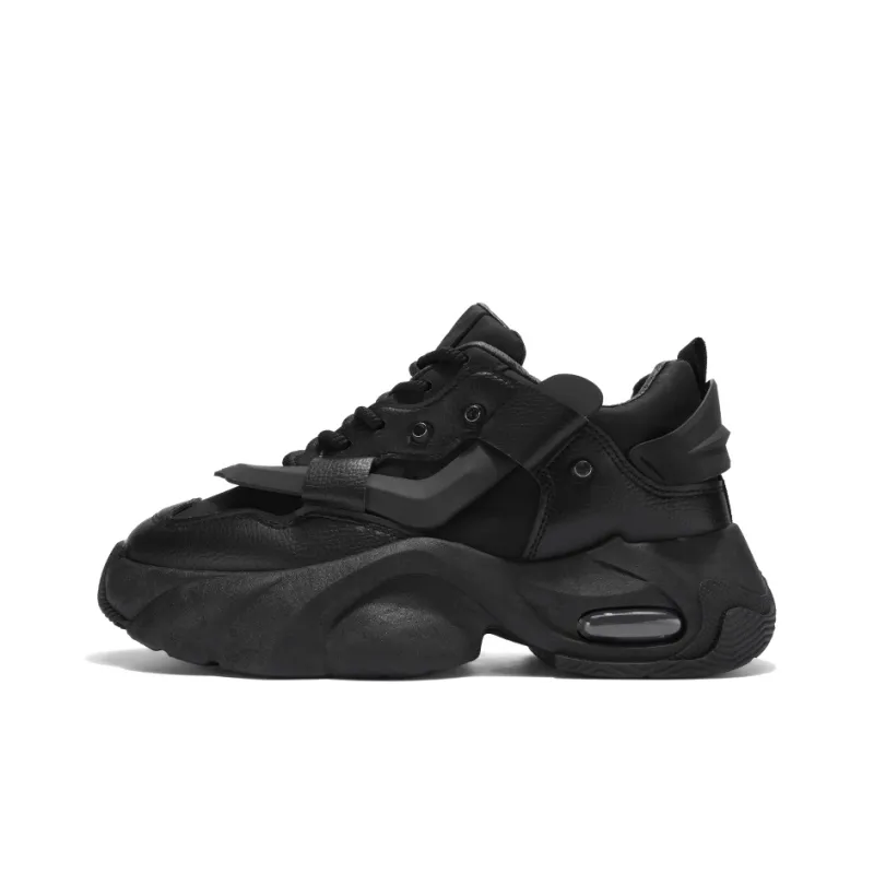 JANECO Anti Slip Wear Resistant Low Top Chunky Sneakers Men's-5