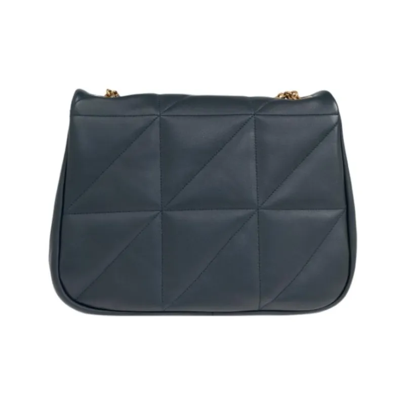SAINT LAURENT Jamie Lambskin Shoulder Bag Medium Size Women's Marine Blue-2