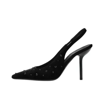 EMPORIO ARMANI Slim Heel High Heels Women's Black