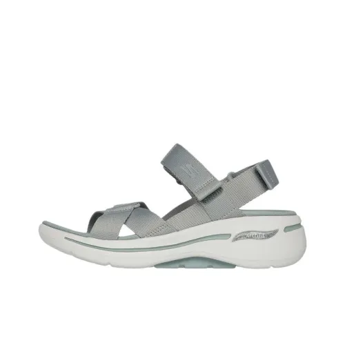 Skechers Go Walk Arch Fit Beach Sandals Women's Gray