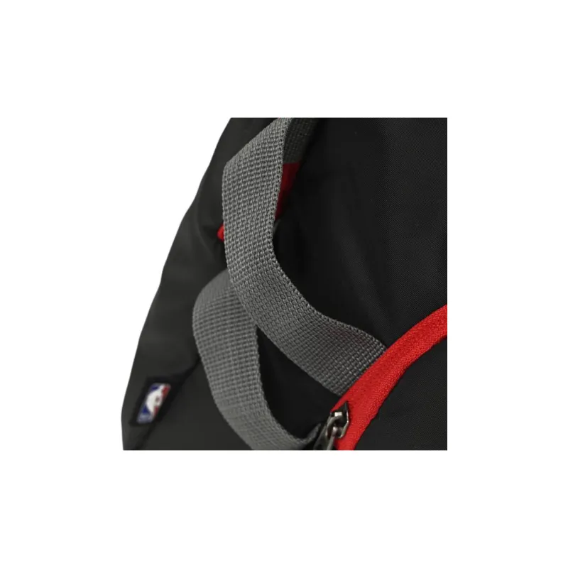 NBA Bulls Polyester Backpacks Travel Bags 36L Men's ÍTica: Black & Red-6