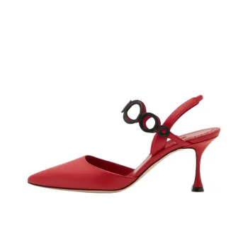 MANOLO BLAHNIK Sidi Slim Heel High Heels 7cm Women's Red