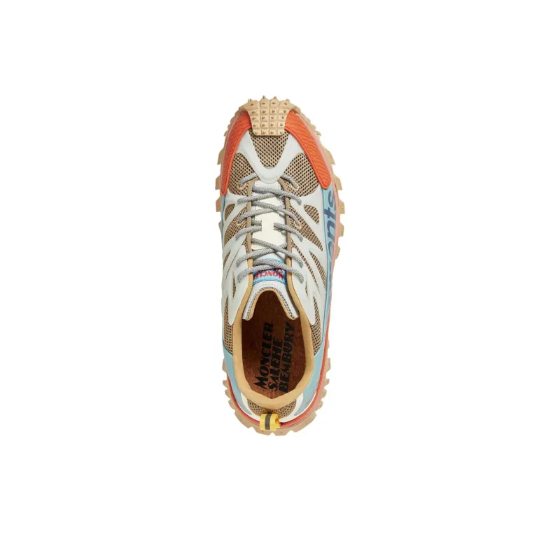 Moncler Trailgrip Amoeba Low Top Casual Shoes Men's Orange Pink-2