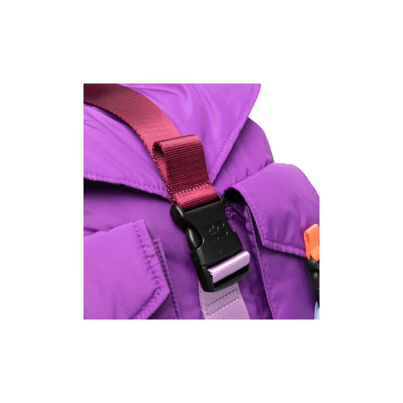 GANNI Recycled Polyester Backpack Regular Women's Purple-3
