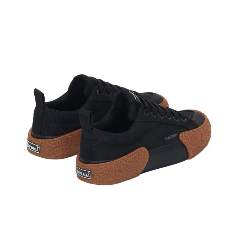 SUPERGA Zapatilla 2660 Low-Top Skateboard Shoes Unisex Black-4