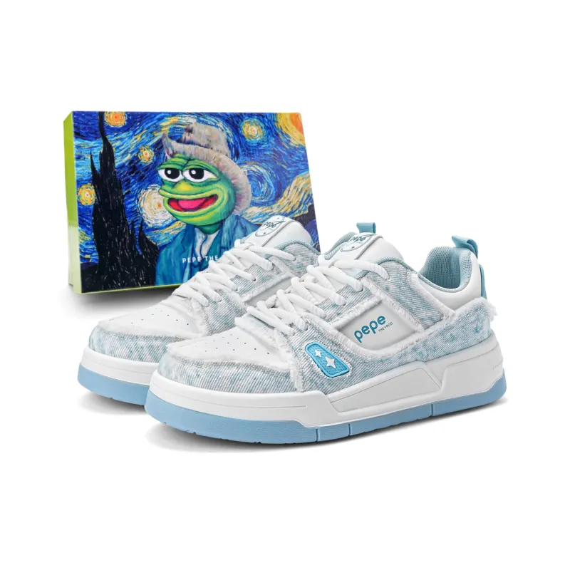 Pepe The Frog Low-Top Skateboard Shoes Unisex-21
