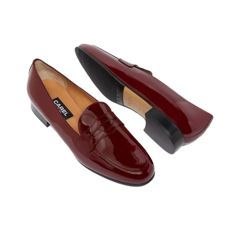 Carel Loafers Women's Burgundy-4