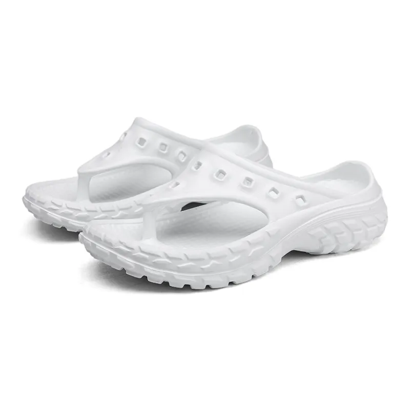 Darcy Sen Flip Flops Black/White/Khaki-8