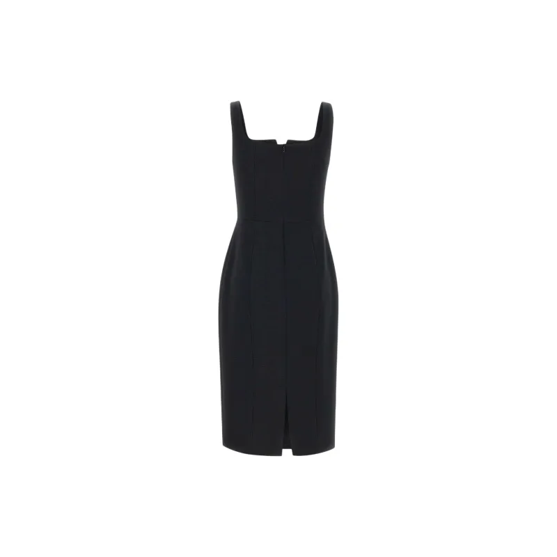 MaxMara Studio Etruria Pleated Sleeveless Dress-1