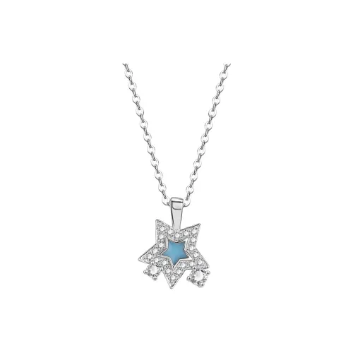 CLARKIA FLOWER S999 Fine Silver Necklaces Women's