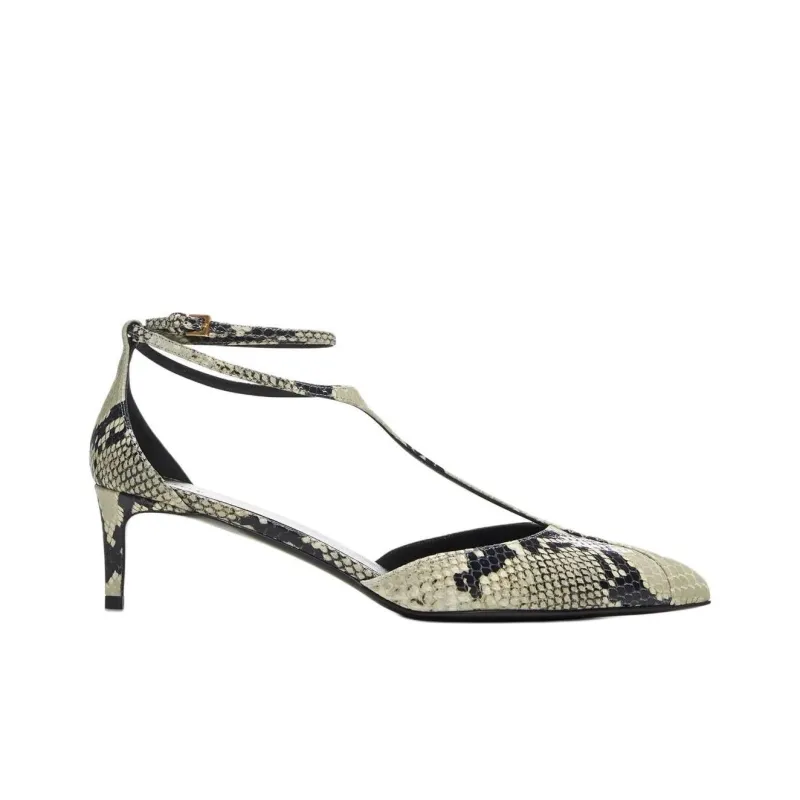 KHAITE Embossed Heeled Pumps-1