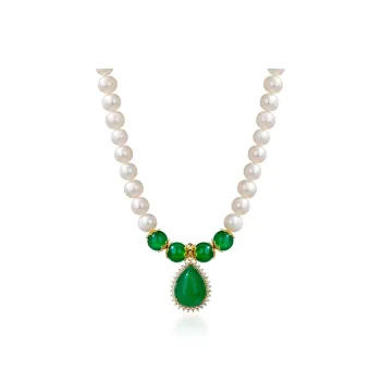 Yarondi Pearl Necklaces Women's