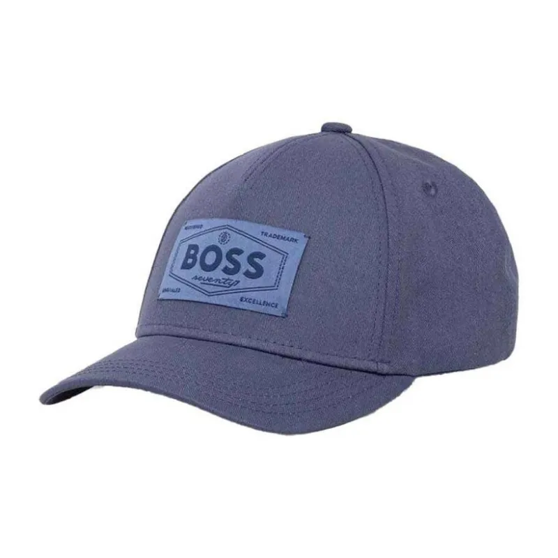 HUGO BOSS Cotton Baseball Caps Men's Blue-0
