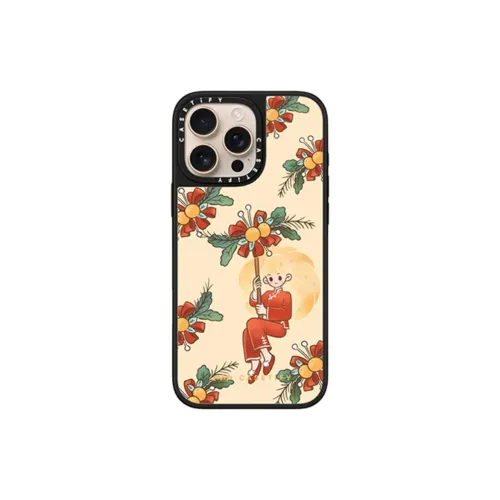 CASETIFY PC+TPU Material Orange Auspicious Phone Cases Compatible With IPhone 16/15 Collection Cartoon