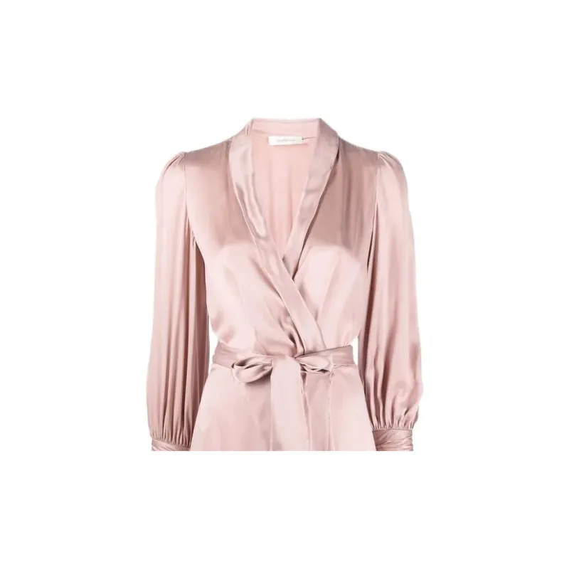 Zimmermann Wrap Silk Midi Dress-4