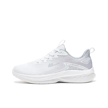 Warrior Anti-Slip And Wear-Resistant Breathable Low-Top Casual Running Shoes Men's White Gray