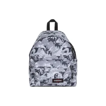 EASTPAK Polyester Backpack Medium Size Unisex Gray