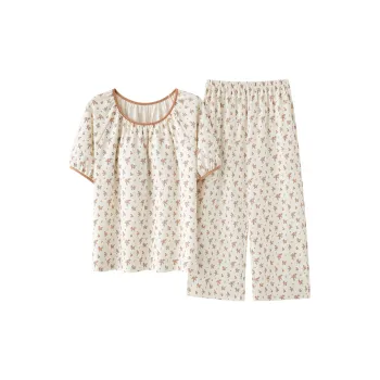 MADALLO Pajama Set Women's Light Brown