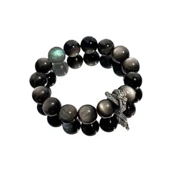 SHARK BABY Obsidian Bracelets Unisex