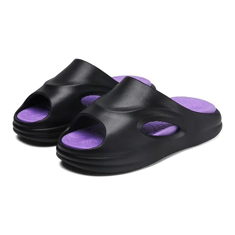 Le Drag Sandal Slippers White Black/Pure Black/Black Purple/Beige Orange-16