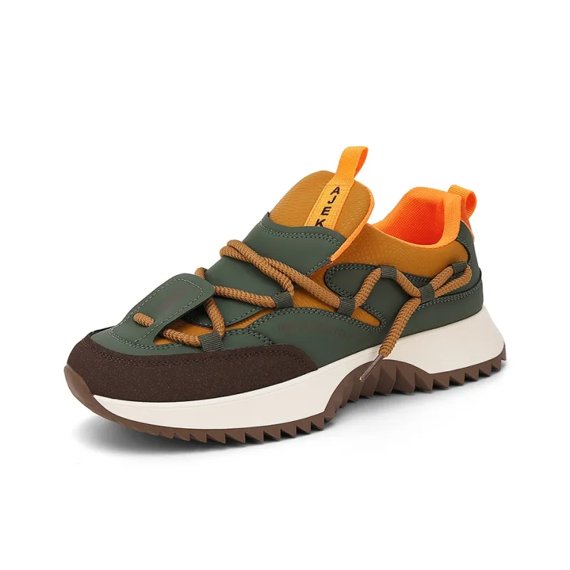 JANECO Anti Slip Wear Resistant Low Top Chunky Sneakers Men's-11