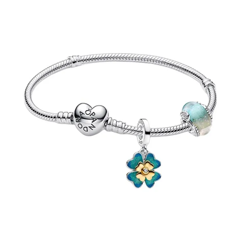 Pandora 925 Sterling Silver Bracelets Unisex Multicolor-0