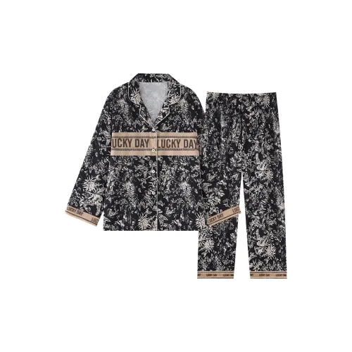 O'MESIK Pajama Set Women's Black